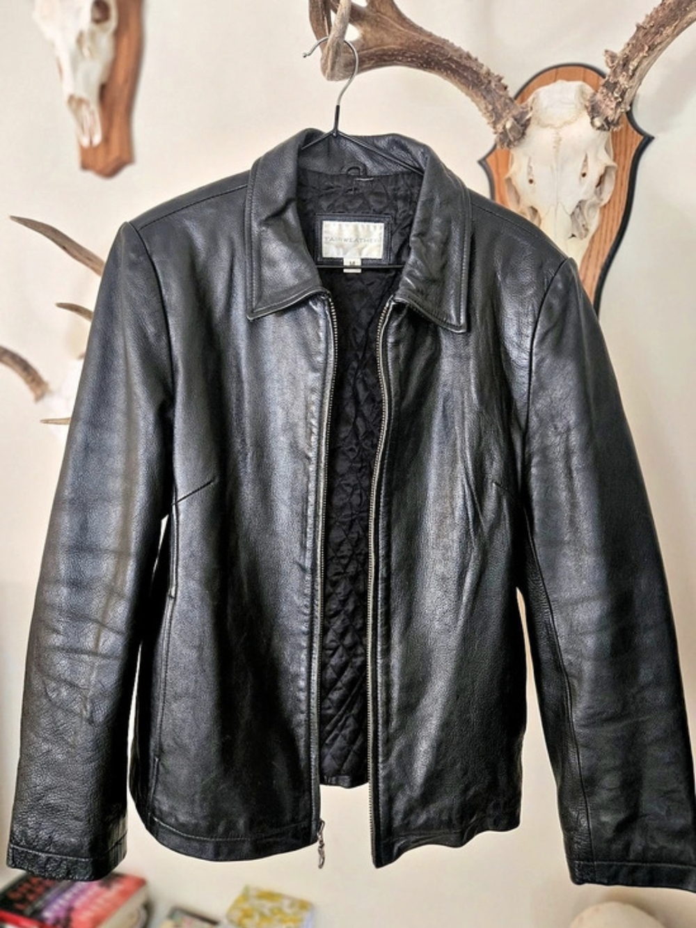 Fairweather Leather Jacket Black Size Medium